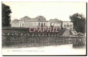 Old Postcard The Great Chantilly stables