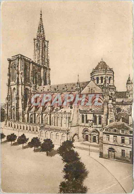 Old Postcard Strassbourg Munster