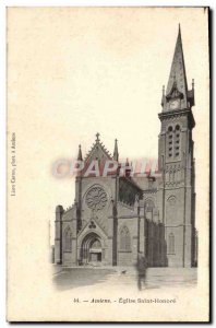 Old Postcard Amiens Church Saint Honore