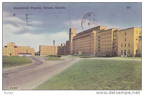 Exterior, Sunnybrook Hospital, Toronto, Canada,  PU_1953