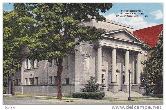 First Christian Science Church, Kalamazoo, Michigan, 30-40s