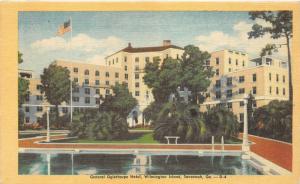 Savannah Georgia~General Oglethorpe Hotel~Wilmington Island~Simming Pool~1940s