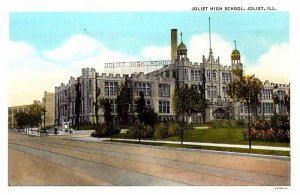 Postcard SCHOOL SCENE Joliet Illinois IL AU9452