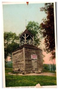 Vintage Postcard Old Belfry, Lexington Mass