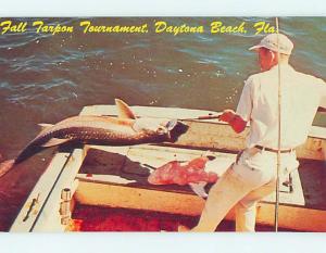 Unused Pre-1980 TARPON FISHING TOURNAMENT Daytona Beach Florida FL hn0858