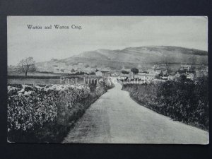 Lancashire WARTON VILLAGE & WARTON CRAG - Old Postcard R.C.S. 2686