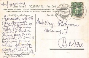 L364 Christmas Greetings 1908 Cherubs Angels vintage postcard