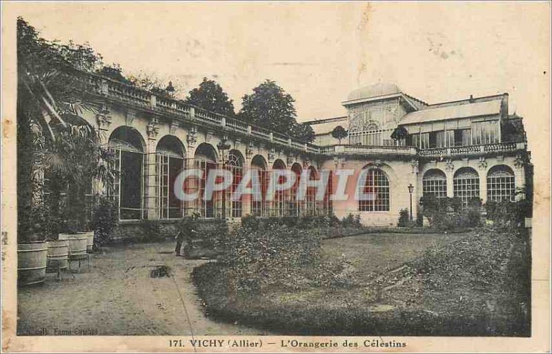 Postcard Old Vichy (Allier) Orangerie of Celeatins