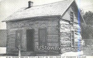 Elm Creek Indian Fort, 1869 in Cowles, Nebraska