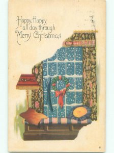 Divided-Back CHRISTMAS SCENE Great Postcard W9946