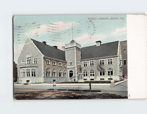 Postcard Public Library, Joliet, Illinois