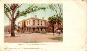 Sherman's Old Headquarters, Savannah GA Undivided Back Vintage Postcard N47