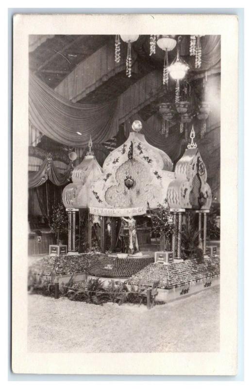 Postcard Palace of the Golden Fruit, Los Angeles, CA 1917-1930 RPPC I19