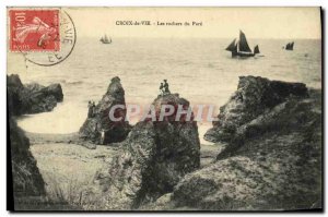 Old Postcard Life Croix De Vie Rocks the Park