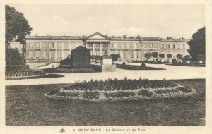 Postcard France Compiegne le chateau vu du parc