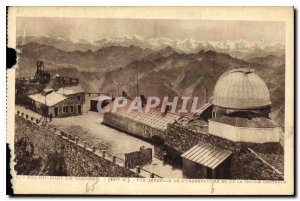 Postcard Old Pic du Midi de Bigorre Vue Generale Observatory and the Central ...