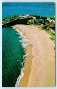 KAANAPALI, Maui, Hawaii ~ The SHERATON-MAUI HOTEL & Beach  c1970s Postcard