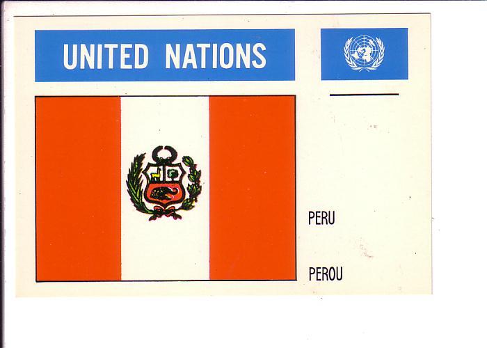 Peru, Flag, United Nations