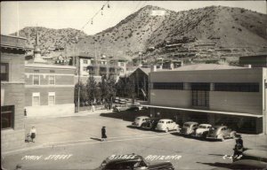 Bisbee AZ Main St. Real Photo Postcard c1940 xst