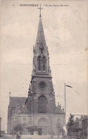 Belgium Brussells Schaebeek L E Lise Saint Servais 1911