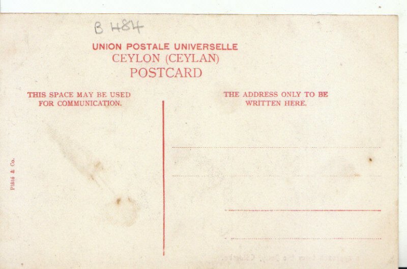 Sri Lanka Postcard - Ceylon - Approach From The Jetty - Colombo - Ref 13486A