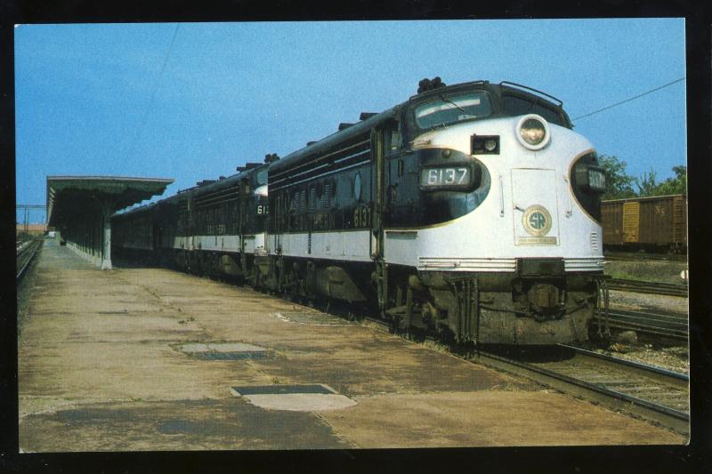 The Piedmont Limited Train Postcard, Southern Railway FP-7, #6137,Greensboro,NC