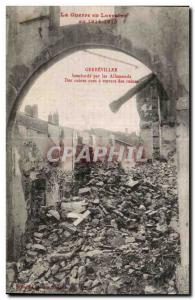 Old Postcard War in Lorraine in 1914-1915 Gerbeviller bombed by German views ...