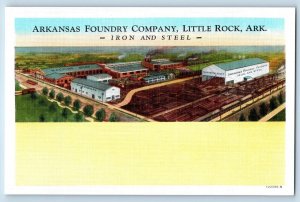 c1940's Arkansas Foundry Company Iron & Steel Little Rock Arkansas AR Postcard
