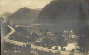 Norge Norway Hellesylt Romsdal County c1910 Real Photo Postcard