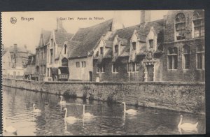 Belgium Postcard - Bruges - Qual Vert, Maison Du Pelican     RS9935