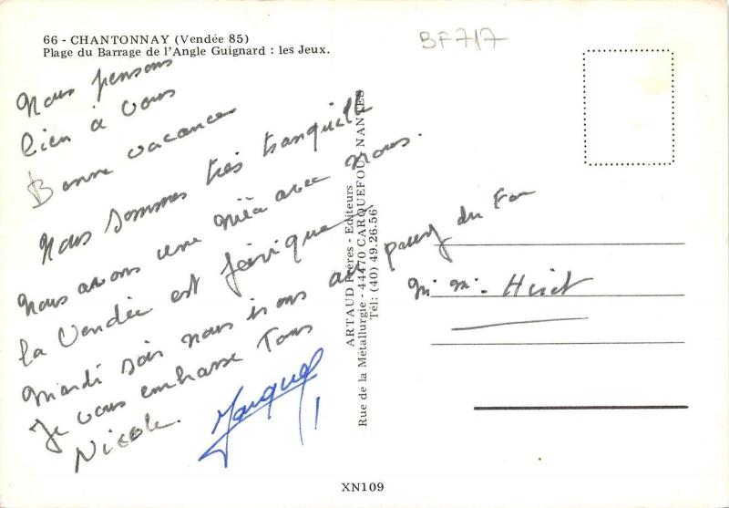 BF717 chantonnay plage du barrage de l angle guignard    France