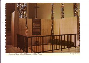 Eisenhower Chapel Interior, Place of Meditation, Abilene, Kansas, 