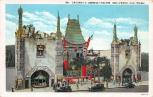 Grauman's Chinese Theater, Hollywood, California, Early Postcard, Unused
