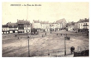 Issoudun ,   la Place des Marches