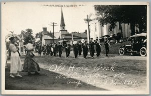 WILLIAMSTOWN VT OLD HOME WEEK 1919 ANTIQUE REAL PHOTO POSTCARD RPPC