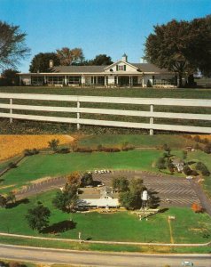 2~Postcards  JOLIET, Illinois IL  WHITE FENCE FARM & Bird's Eye View  ROADSIDE