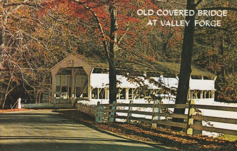 Old Covered Bridge at Valley Forge PA, Pennsylvania