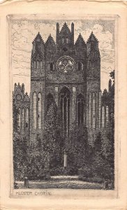 L050 Germany Kloster Chorin Ghotic Cathedral vintage postcard