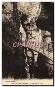 Surroundings of & # 39Annecy - Gorges du Fier - Old Postcard