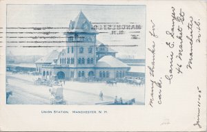 Manchester NH Union Station c1905 PMC Postcard G86