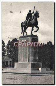 Old Postcard Alessandria Monumento Ai Caduti Nella Guerra World