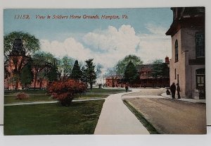 Hampton Virginia View In Soldier Home Grounds c1915 Postcard B1