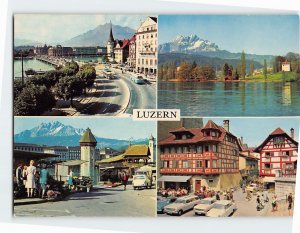 Postcard Views in Lucerne Switzerland