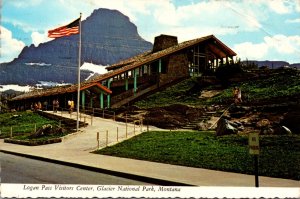 Montana Glacier National Park Logan Pass Visitors Center 1977