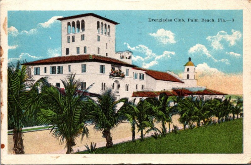 Florida Palm Beach The Everglades Club 1921