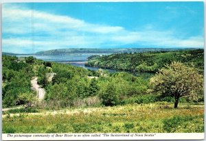 Postcard - The picturesque community of Bear River, Canada