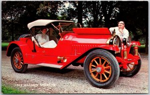 1913 Marmon Speedster, Automobile, Red Car, Transportation, Vintage Postcard
