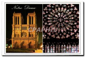 Modern Postcard Paris Cathedrale Notre Dame South rosette