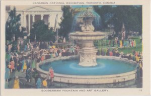 Toronto ONT Canada - GOODERHAM FOUNTAIN and ART GALLERY 1940s