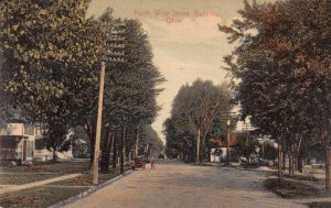 Bellevue Ohio North West Street Vintage Postcard JI657255